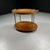 English Mahogany and Brass 2 Tier Oval Etagere/ occasional table with brass detailing and edging Dimensions 88cm width...