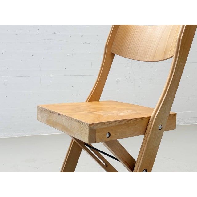 Folding Chairs in Beech Wood, Switzerland, 1990s For Sale - Image 18 of 18