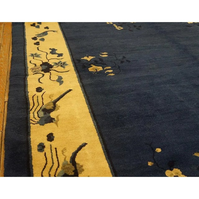 1900 - 1909 Early 20th Century Chinese Peking Carpet ( 9' x 11'4" - 275 x 345 ) For Sale - Image 5 of 6