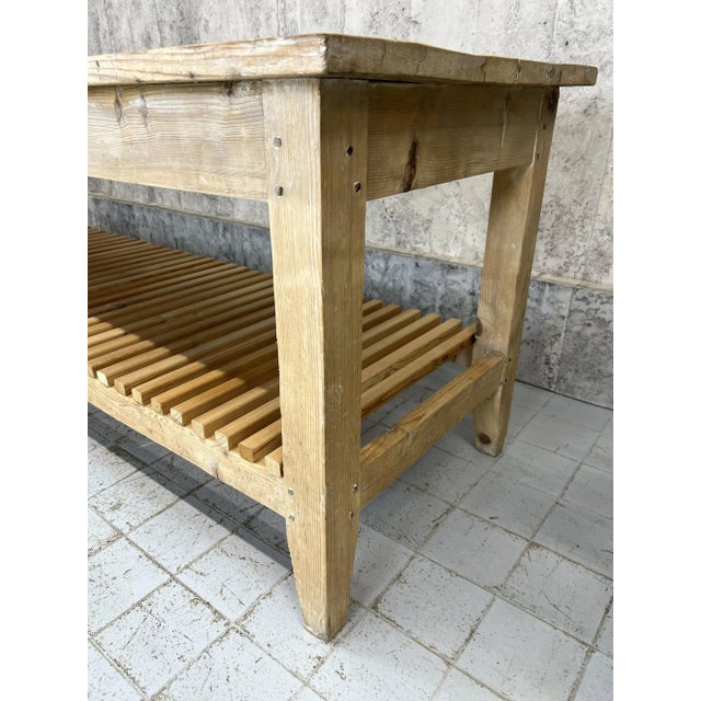 1950s Drapers Table or Kitchen Island, 1950s For Sale - Image 5 of 10