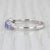 Gemstone Information: - Natural Tanznites - Total Carats - 0.57ctw Cut - Oval Color - Purple Blue Treatment - Heated -...