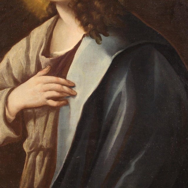Italian Artist, Saint, 1770, Oil on Canvas For Sale - Image 13 of 15