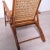 Vintage Italian Deck Chair in Beech and Jute, 1950s For Sale - Image 10 of 18