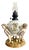 Antique Porcelain Oil Lamp from Sitzendorf, 1900 For Sale