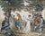 An outstanding set of four original, antique, hand-colored lithographs depicting traditional Italian dances and games,...