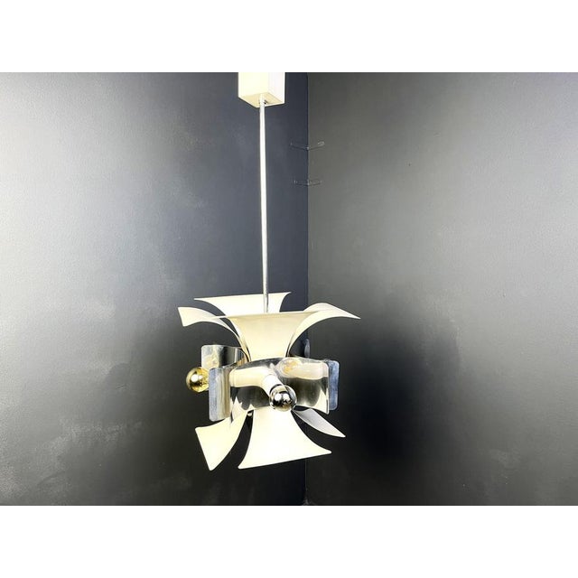 1960s Italian Space Age Chandelier, 1960s For Sale - Image 5 of 12