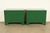 Drexel Heritage Mid-Century Hollywood Regency Campaign Green Lacquered Nightstands | Pair For Sale - Image 12 of 13