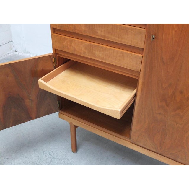 Vintage Abstracta Drawer Cabinet in Walnut by Jos De Mey for Van Den Berghe-Pauvers, 1960s For Sale - Image 12 of 18