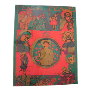 Vintage 60's Serigraph, Alice Leonard
