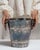 This mid 20th century ice bucket from France is finished in teal, worked in silver. Its form follows honest, well-...