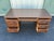 1970s Mid-Century Modern Walnut Kneehole Tanker Desk For Sale - Image 11 of 12