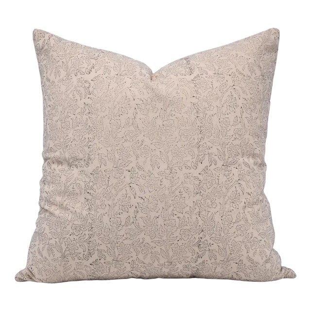 Fabdivine Indian Block Print Cushion Cover 14x20 Inch Duck Canvas-Vishv Jaal For Sale