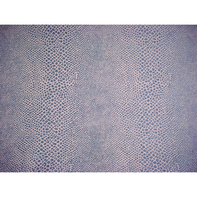 3-5/8y Kravet Smart Lizard Scale Design 34321 in Blue Beige Upholstery ...