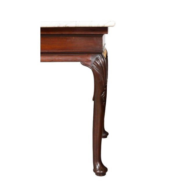 Traditional George II Mahogany Serving Table, Possibly Irish For Sale - Image 3 of 11