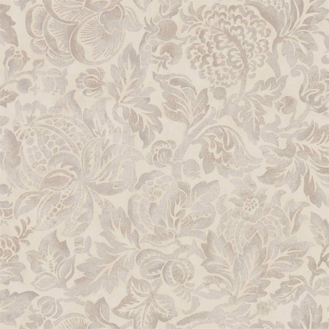 Sanderson Thackeray Wallpaper in Fig For Sale