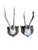 Cabin Pair of Early 1900s Roe DeerTrophies 116 Black Forest Antlers For Sale - Image 3 of 7