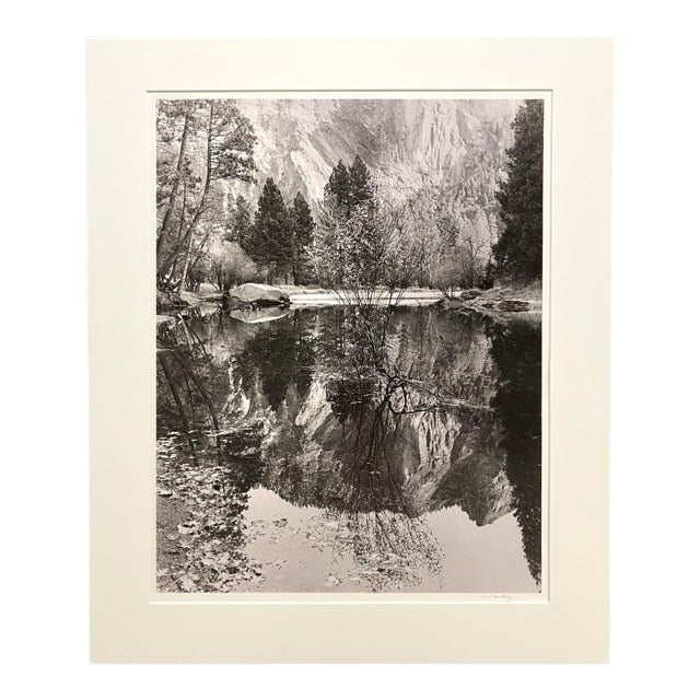 Late 20th Century Robert "Bob" Werling Black & White Photograph Merced River Yosemite Valley California, Student of Ansel Adams For Sale