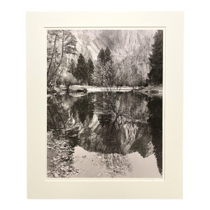 Late 20th Century Robert "Bob" Werling Black & White Photograph Merced River Yosemite Valley California, Student of Ansel Adams