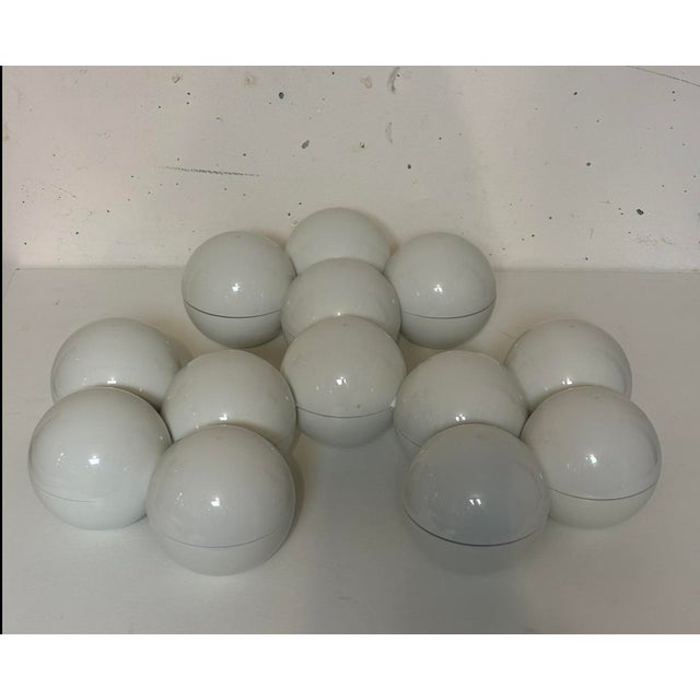 Mid-Century Modern Small Round Rotary Serving Trays Set from Yonel Lebovici, 1970s, Set of 13 For Sale - Image 3 of 9