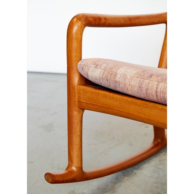 Rocking Chair by Hans Olsen for Juul Kristensen, 1970s For Sale - Image 12 of 18