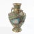 Japanese Vintage Japanese Bronze Champleve Vase With Ornate Handles For Sale - Image 3 of 11