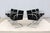 Black Ludwig Mies Van Der Rohe Brno Tubular Chairs in Black Fabric by Gordon - Set of 6 For Sale - Image 8 of 18
