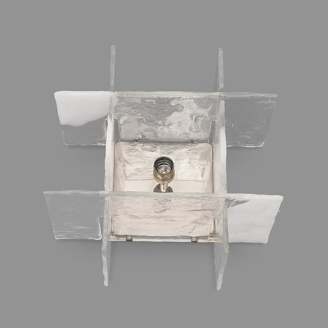 Metal LP269 Ceiling Light by Carlo Nason for AV Mazzega, 1970s For Sale - Image 7 of 16