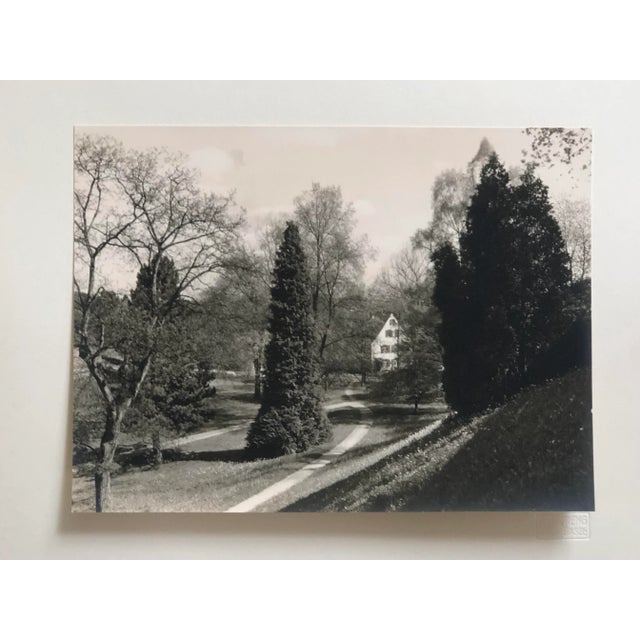 Paper Architectural Photograph Collection Robert Spreng (1890-1969) Basel Switzerland Schwarz Park - Set of 10 For Sale - Image 7 of 18