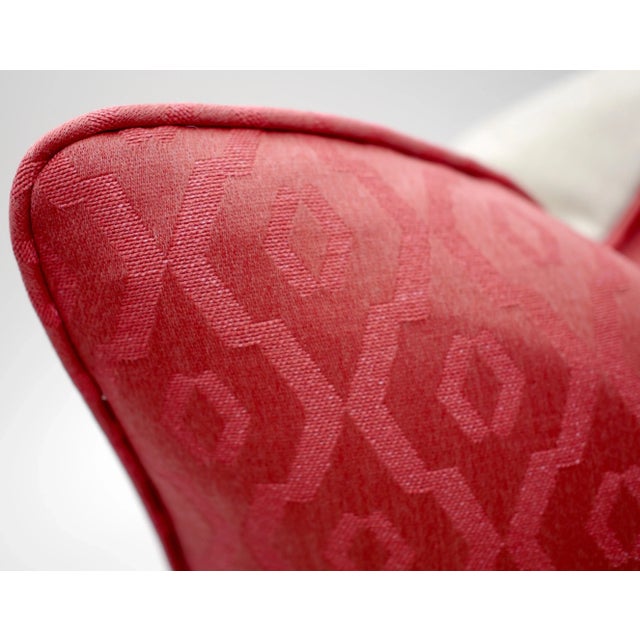 Traditional Jane Shelton "Camelot" 20" Square Damask Pillows - a Pair For Sale - Image 3 of 5