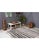 Mid-Century Modern Black White Vintage Hemp Kilim Rug - 6`6″ X 6`1″ For Sale - Image 3 of 6
