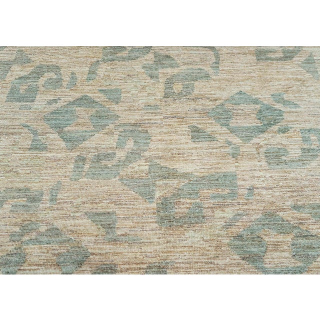 Turkish Oushak Rug 8'10" x 12'7" #20276 For Sale - Image 4 of 8