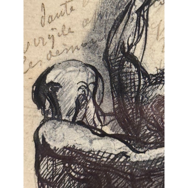 Auguste Rodin “Dante and Virgil Frightened by the Demons” 1897 Heliogravure, Edition of 125 For Sale In Los Angeles - Image 6 of 6