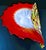 1950s Murano Art Glass Vibrant Confetti Handblown Scalloped Rim Centerpiece Bowl For Sale - Image 12 of 17