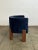 2020s Custom Lounge Chair in Blue For Sale - Image 5 of 8