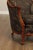 Wood 1930's French Louis XV Style Carved Barrel Bergere Armchair For Sale - Image 7 of 12