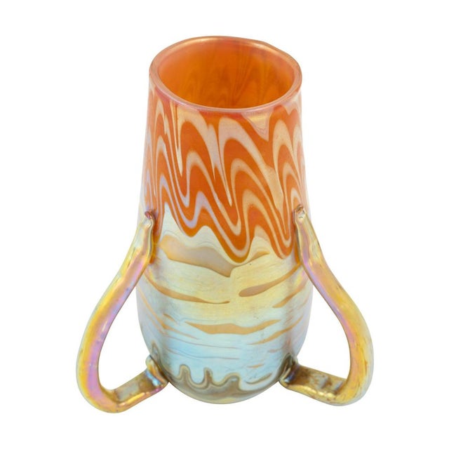 Glass PG 358Glass Vase from Robert Holubetz for Johann Loetz Witwe, 1901 For Sale - Image 7 of 9