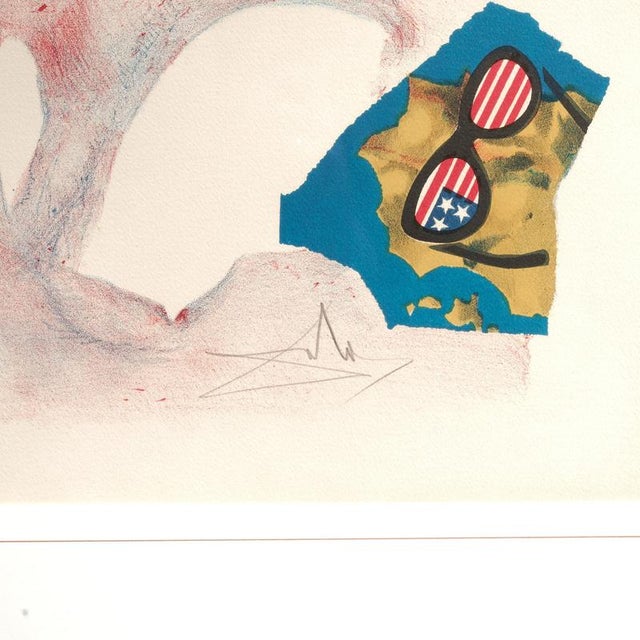 Salvador Dali (1904–1989) "Symbiosis," 1973, Mae West, Marilyn Monroe, color lithograph on Arches paper, hand-signed, no....