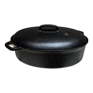 1960s Ronneby Design Sigurd Persson Cast Iron Casserole Sweden