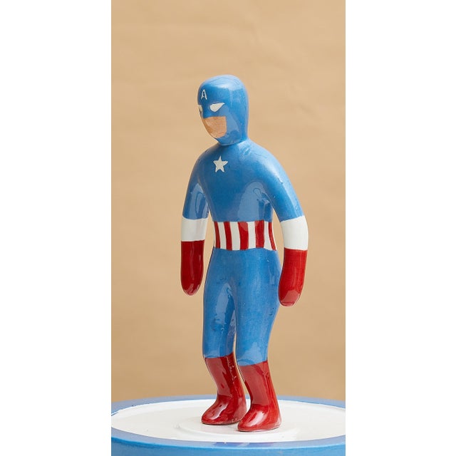 Subbuteo Ornament Sculpture in Double-Mold Ceramic from Artigianato Italiano For Sale - Image 3 of 4