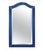 Vintage Art Deco Cobalt Blue Glass Framed Bevelled Mirror, 1930 For Sale - Image 9 of 9