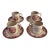 1930s Wedgwood The American School Harvard University Tercentenary Demitasse Set of 4 Cups and Saucers - 8 pcs For Sale