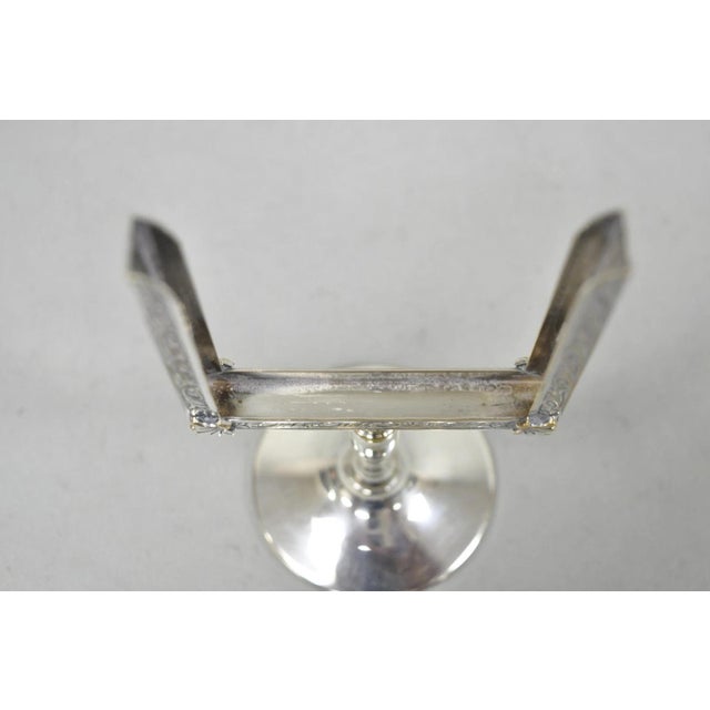 Silver Vintage Charles S Beller Silver Plated Cigarette Holder Picture Frame W "B" Mono For Sale - Image 8 of 11