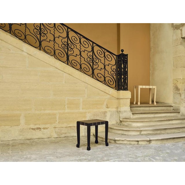 Not Yet Made - Made To Order Hooves Side Table in Ivory Wood by Veermakers For Sale - Image 5 of 9