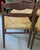 Wood French Country Mid Century Dining Chairs With Rush Seats For Sale - Image 7 of 9