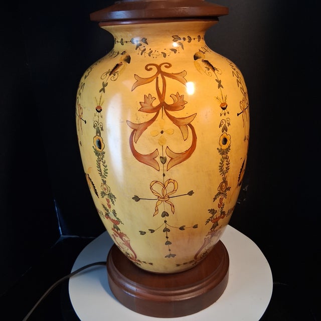 Chinoiserie Vintage Chinoiserie Style Microsun Table Lamp For Sale - Image 3 of 6