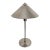 Late 20th Century Postmodern Stainless Steel Cone Lamp For Sale