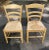 Wood Late 20th Century Antique Italian Country Style Ladder Back Rush Dining Chairs - Set of 4 For Sale - Image 7 of 11