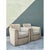 Wood Vintage Donghia Swivel Lounge Chairs With Ottomans - A Pair For Sale - Image 7 of 12