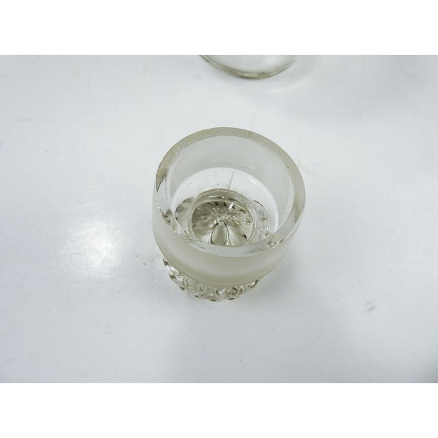 Early 20th Century Antique Mold Blown Glass Apothecary Jar For Sale - Image 5 of 6