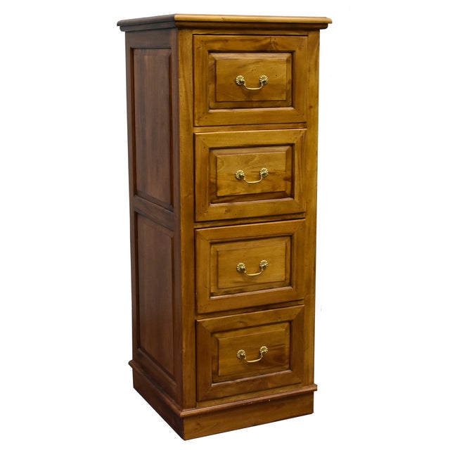 2020s Legacy 4 Drawer File Cabinet - Light Brown Walnut For Sale - Image 5 of 10